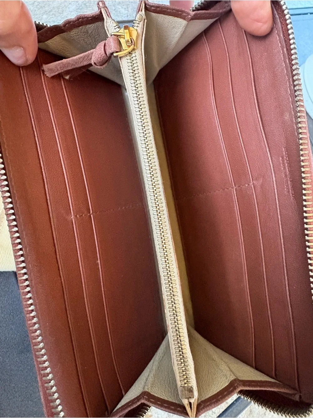 Bottega Veneta Intrecciato Zip-Around Wallet - Brown